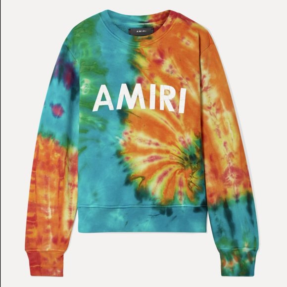 AMIRI PRINTED TIE-DYED SWEATSHIRT NWT - Picture 5 of 6